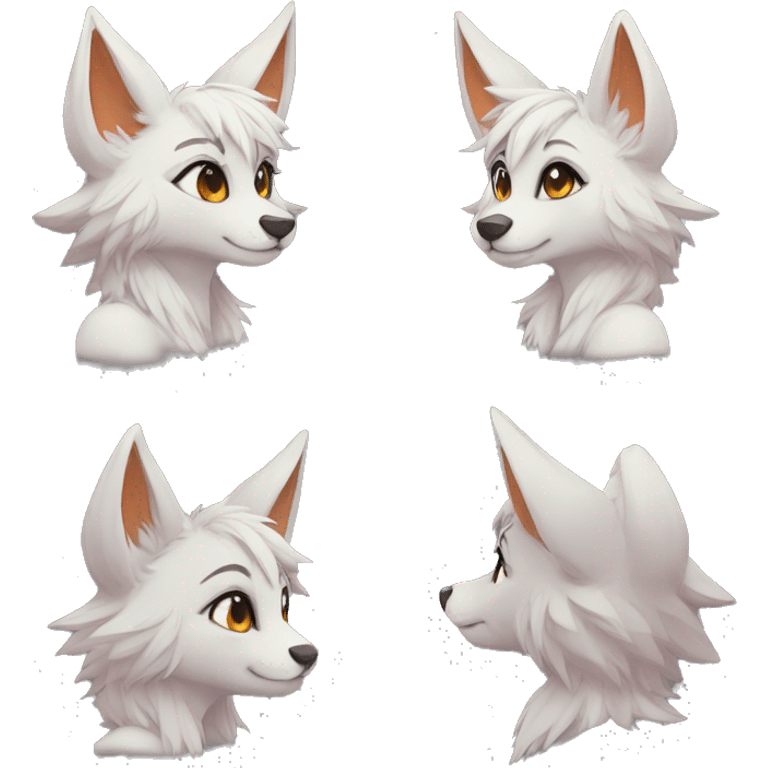 Shy kawaii anthro furry by Falvie, LiLaiRa, griffsnuff, AngieWolf emoji