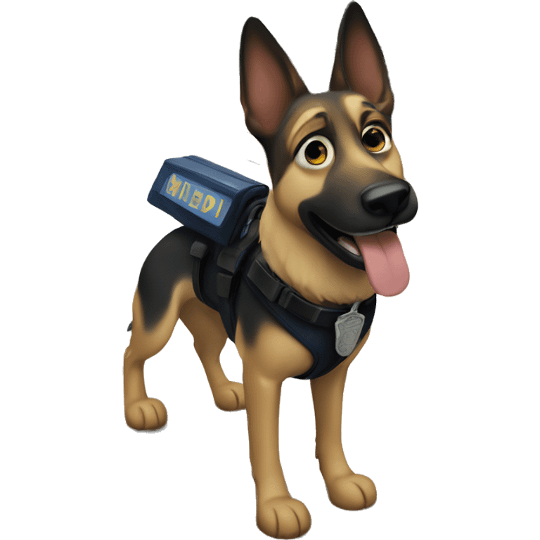 Police Dog  emoji