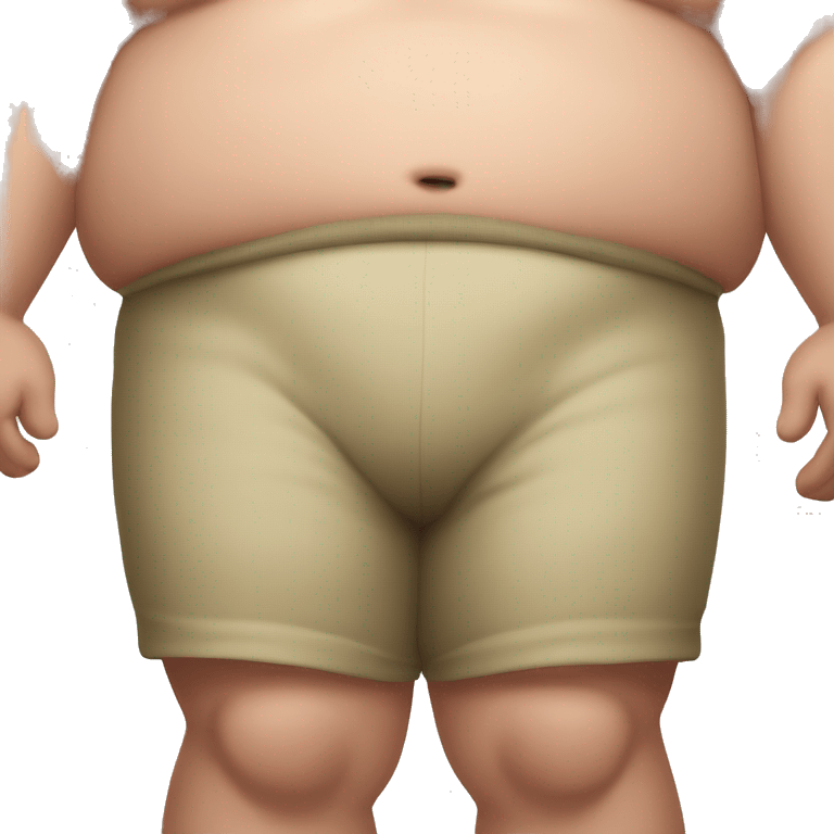 fat guy shaking booty emoji