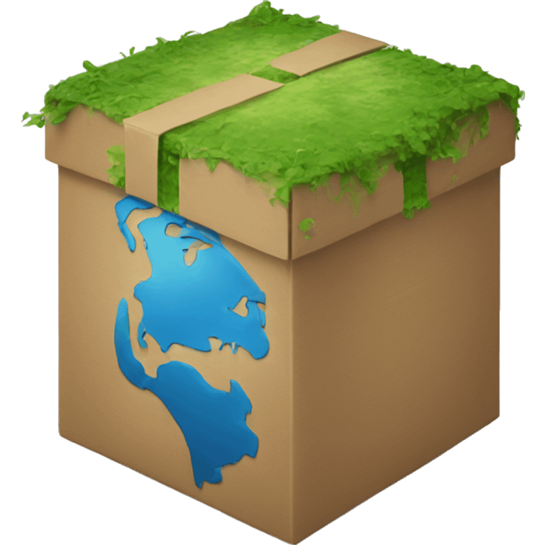 Box earth emoji