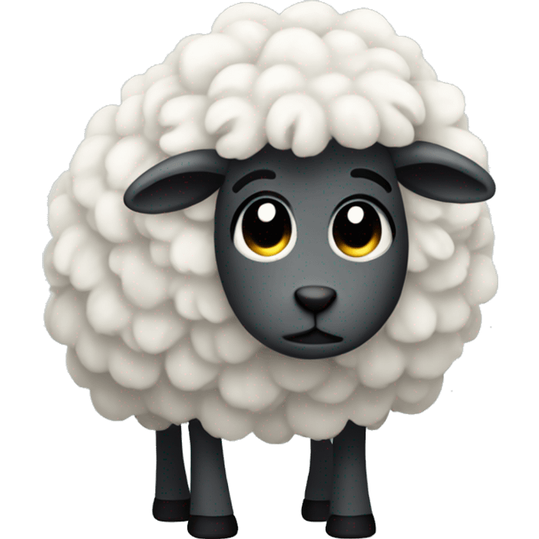 sheep with emo hair, shaking hair emoji