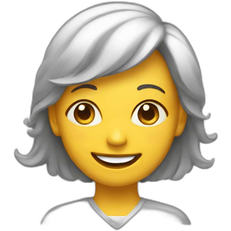 woman feeling good emoji