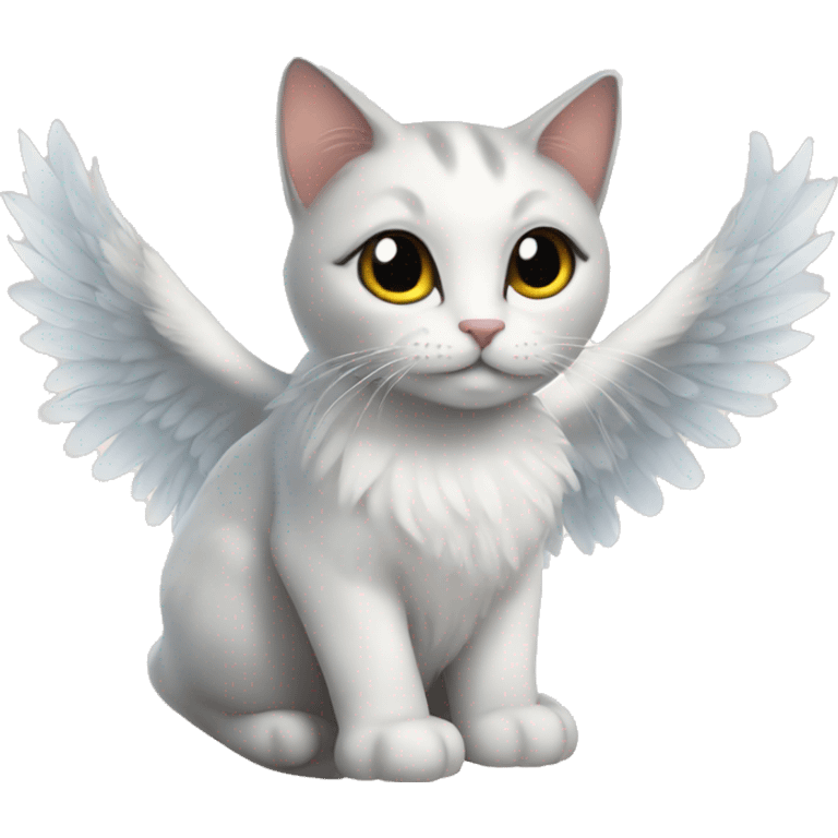 Cat angel dimsom emoji