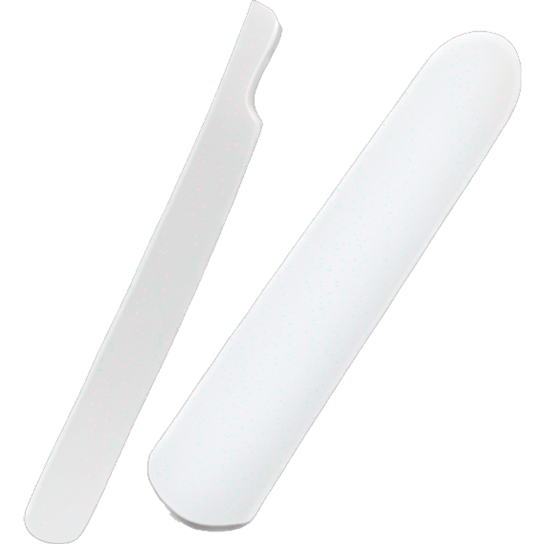 White nail file emoji