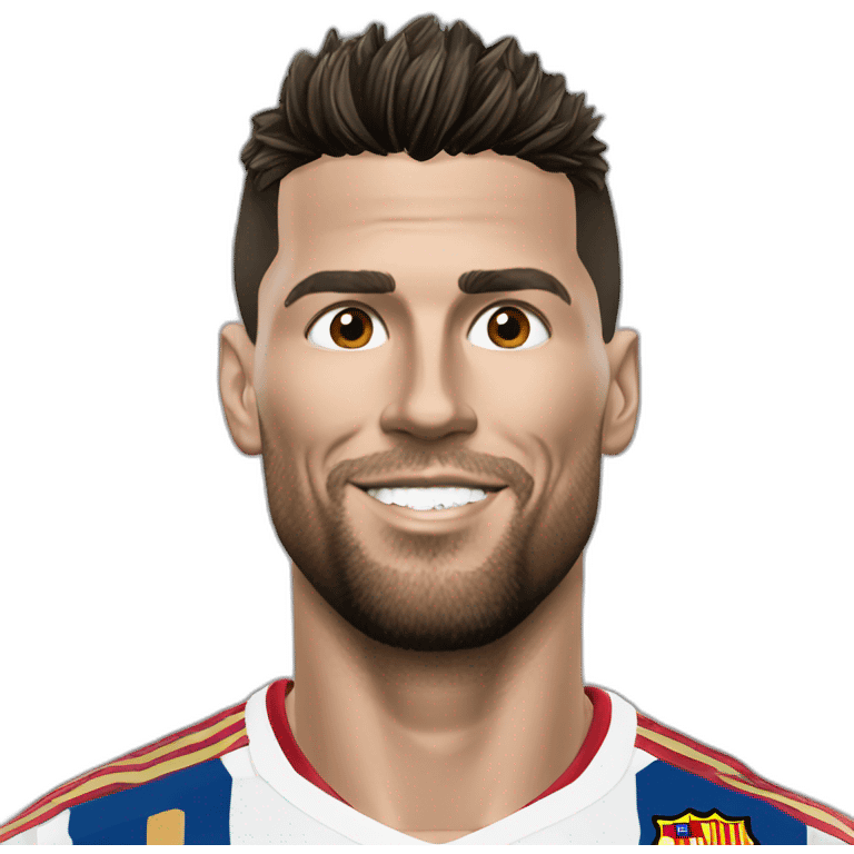 Ronaldo qui ecrase messi emoji