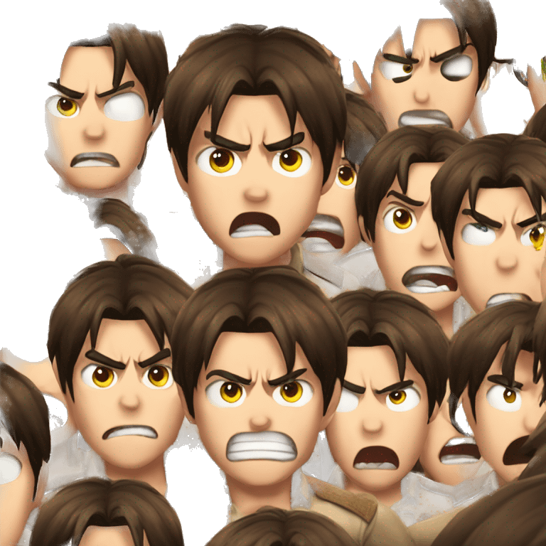 Eren Yeager angry emoji