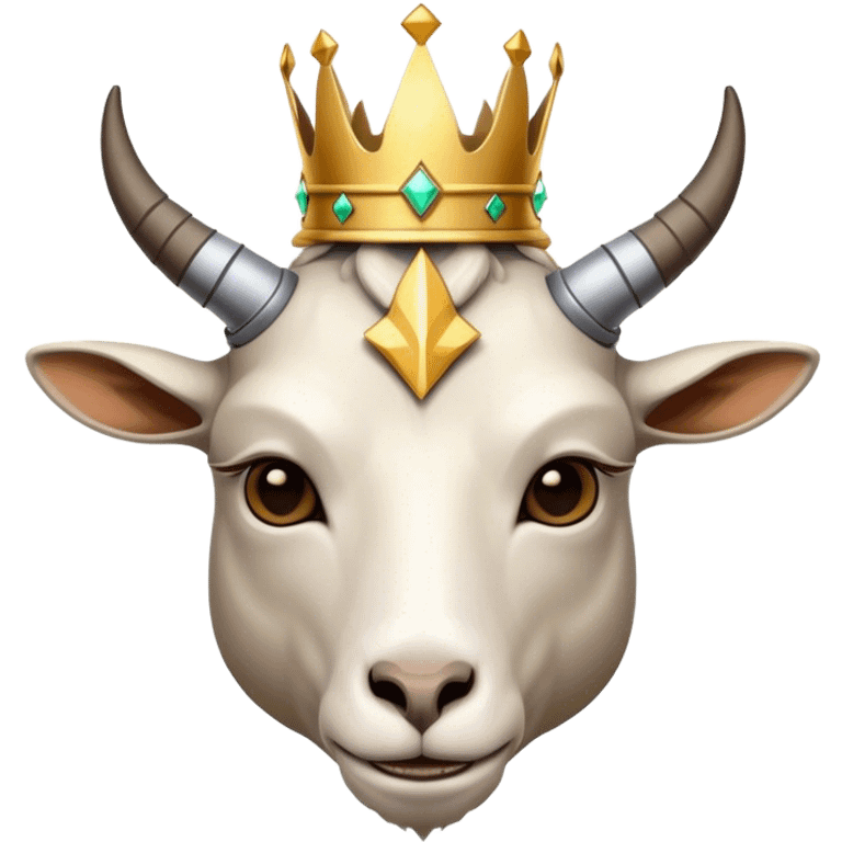 Cybro Goat w/ a kings crown on emoji