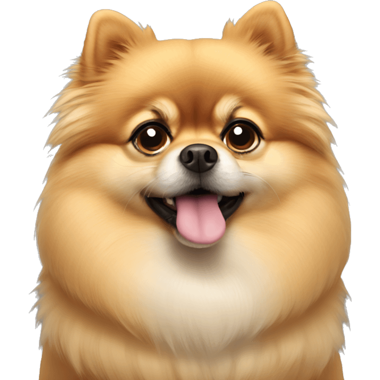 Pomeranian looking sad emoji