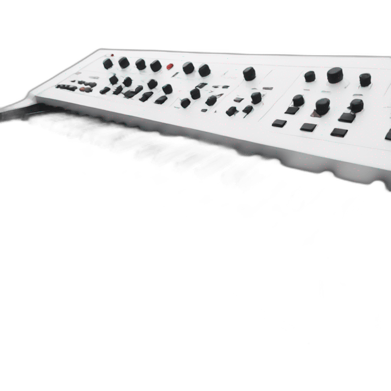 white synthesizer emoji