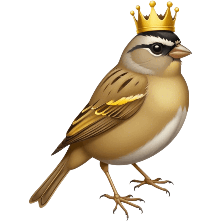 Golden Crowned Sparrow emoji