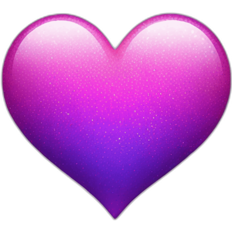 Purple-and-pink-gradient-heart-sparkling emoji