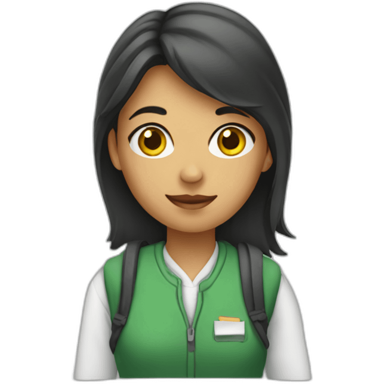 Mujer estudiante emoji