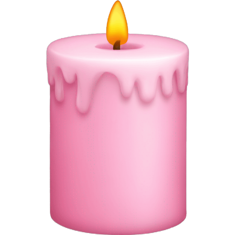 light pink candle emoji