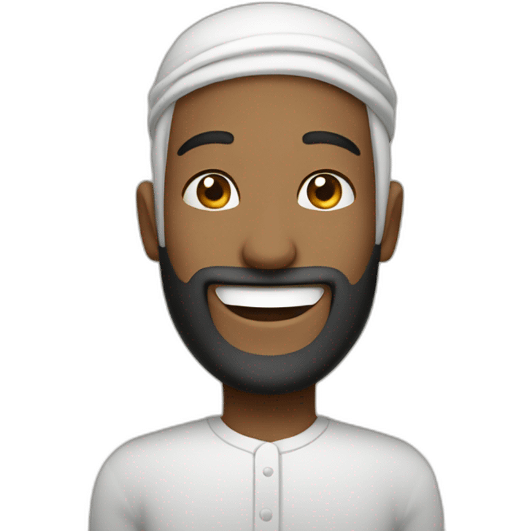 a happy muslim emoji