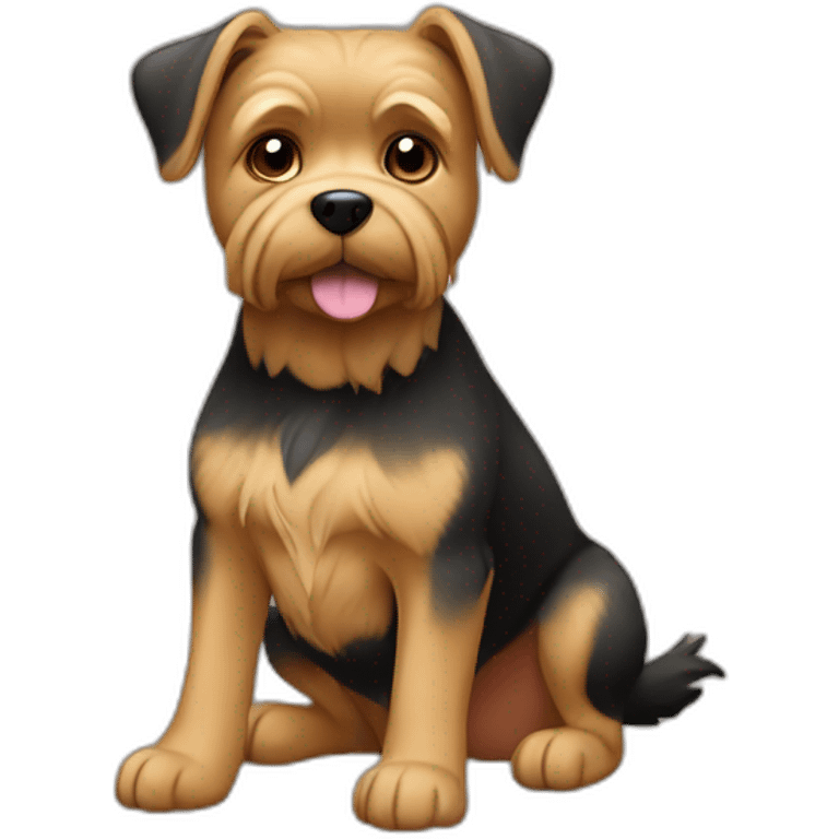 dog-large-yorkshire-older-tan-black emoji