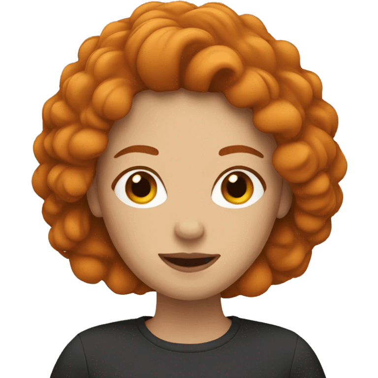 woman with ginger hair emoji