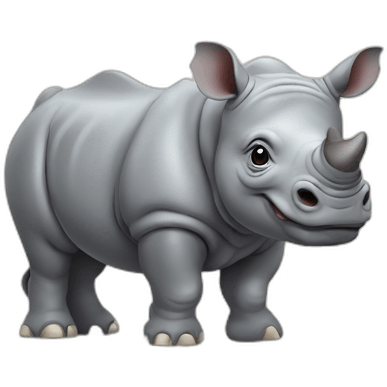 rhino cute emoji