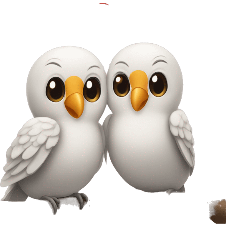 Love birds emoji