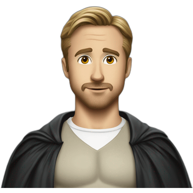 Ryan gosling in the role of batman emoji