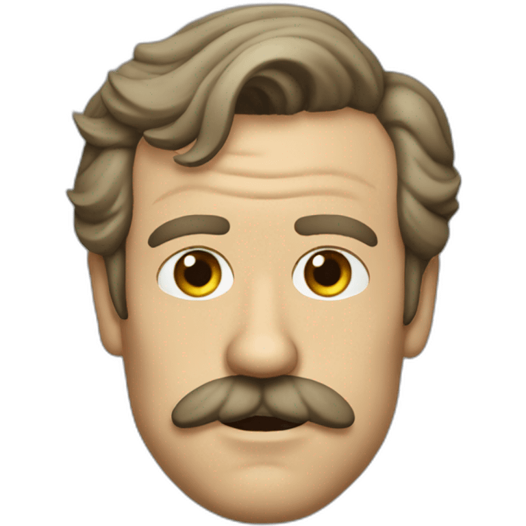 hugh laurie moustache emoji