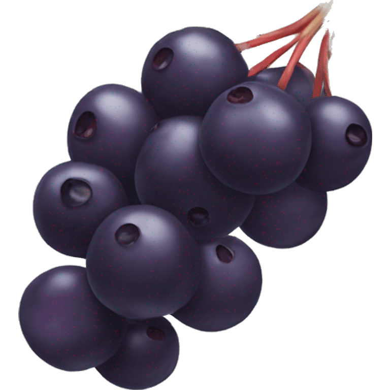 Elderberry fruit emoji