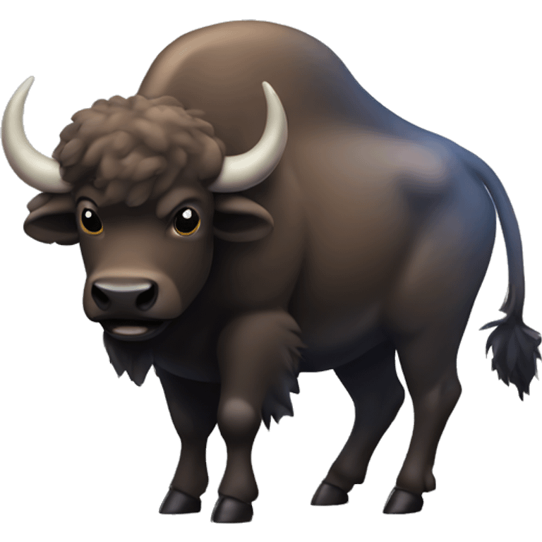 buffalo with lightning  emoji