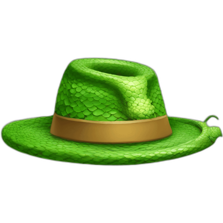 Serpent avec un sombrero emoji