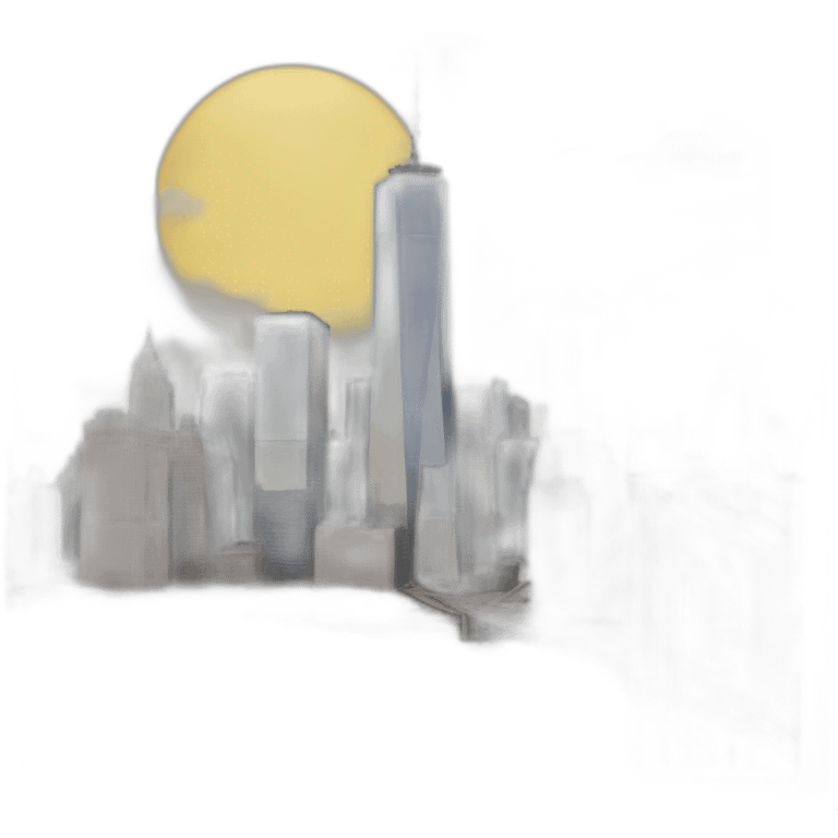 World Trade Center painting emoji