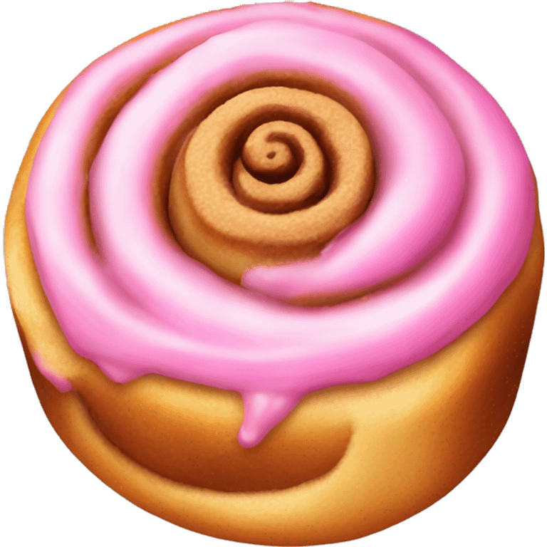 pink cinnamon bun emoji