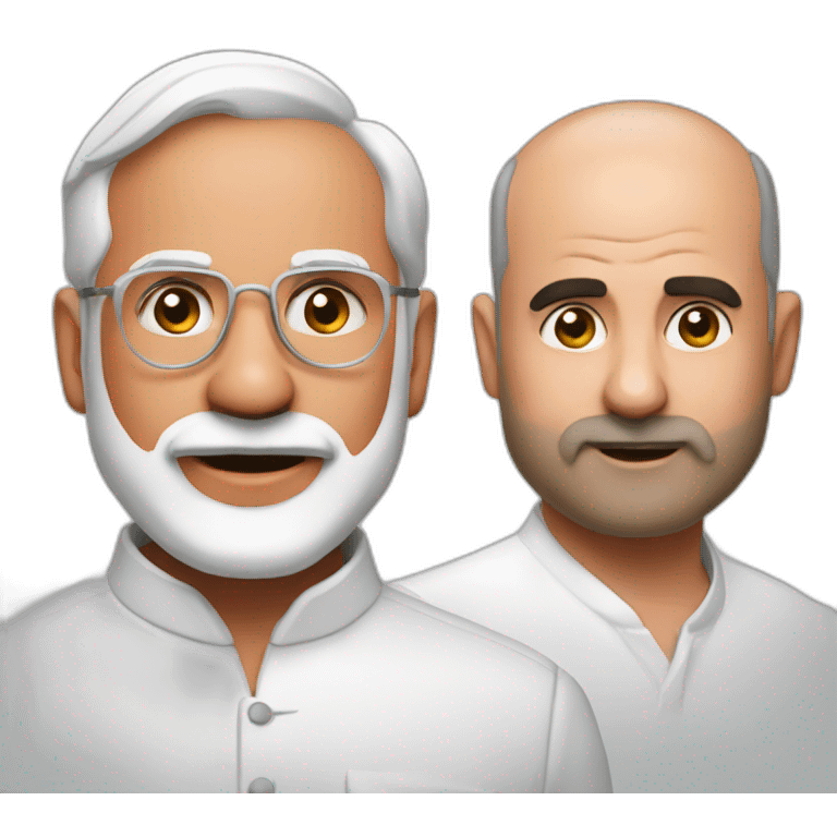 Narendra Modi And Meloni emoji