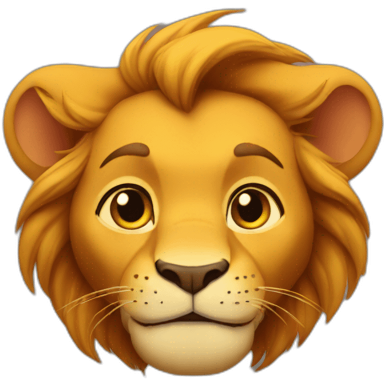 Simba emoji