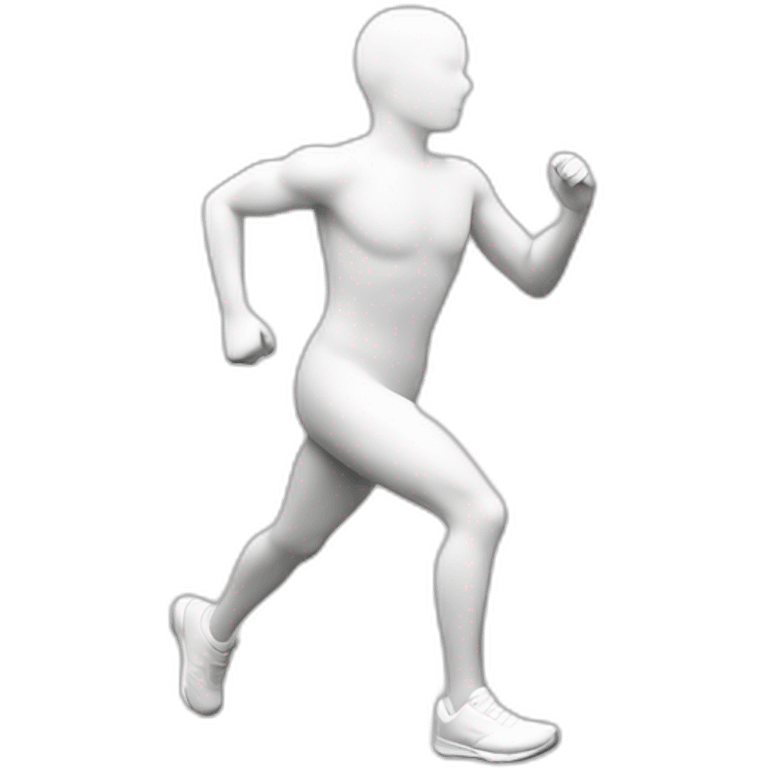 person-running-white-vector-outline emoji