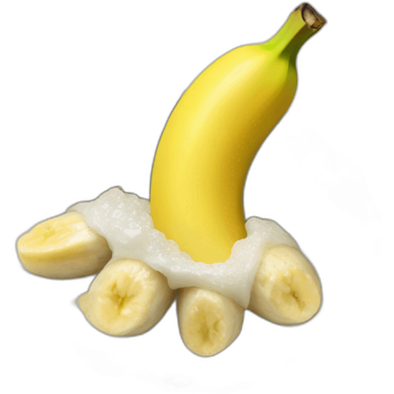 banana in an oyster emoji