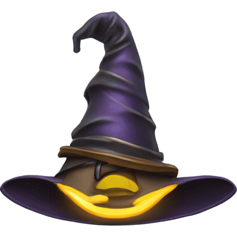 wizard's hat on robot's head emoji