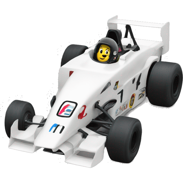 Modified race car emoji