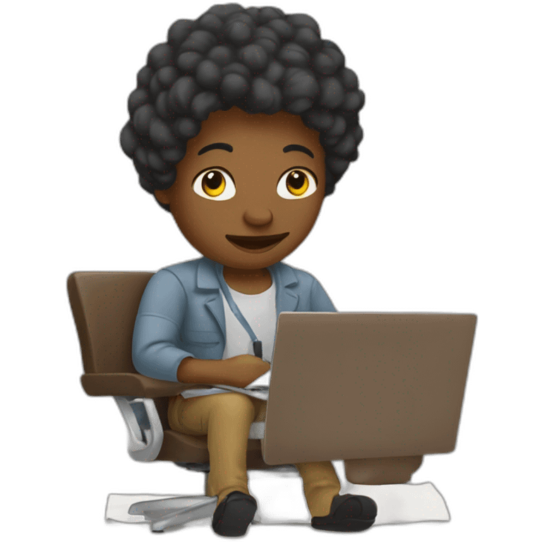 working from home emoji