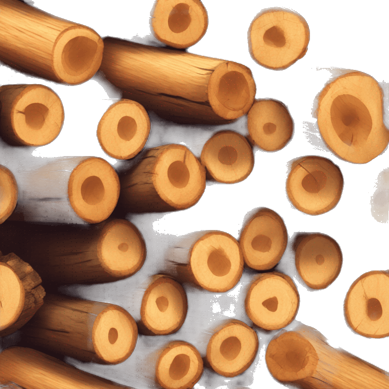 wood logs emoji