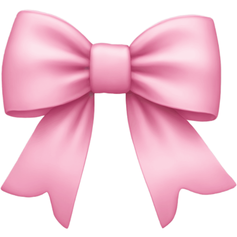 baby pink bow emoji