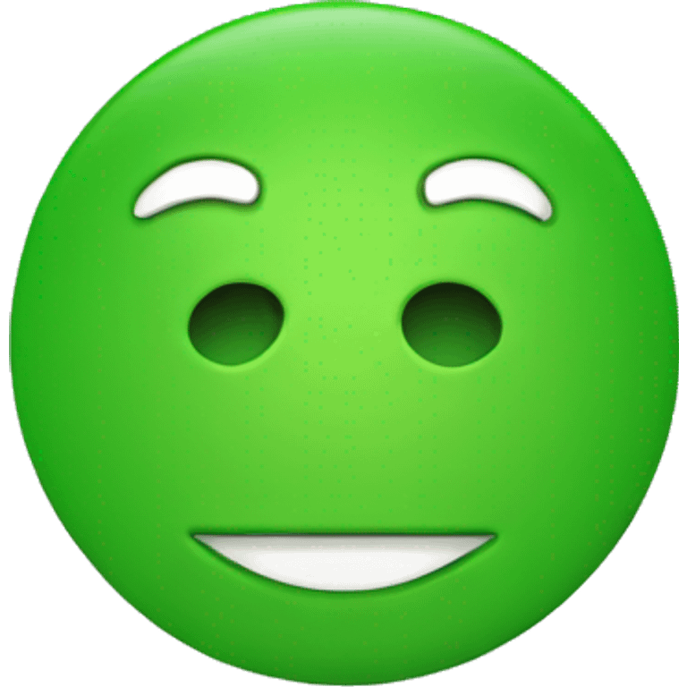 Green circle  emoji