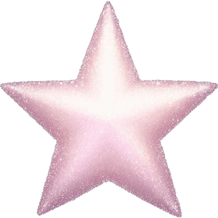 pale pink star sparkle emoji