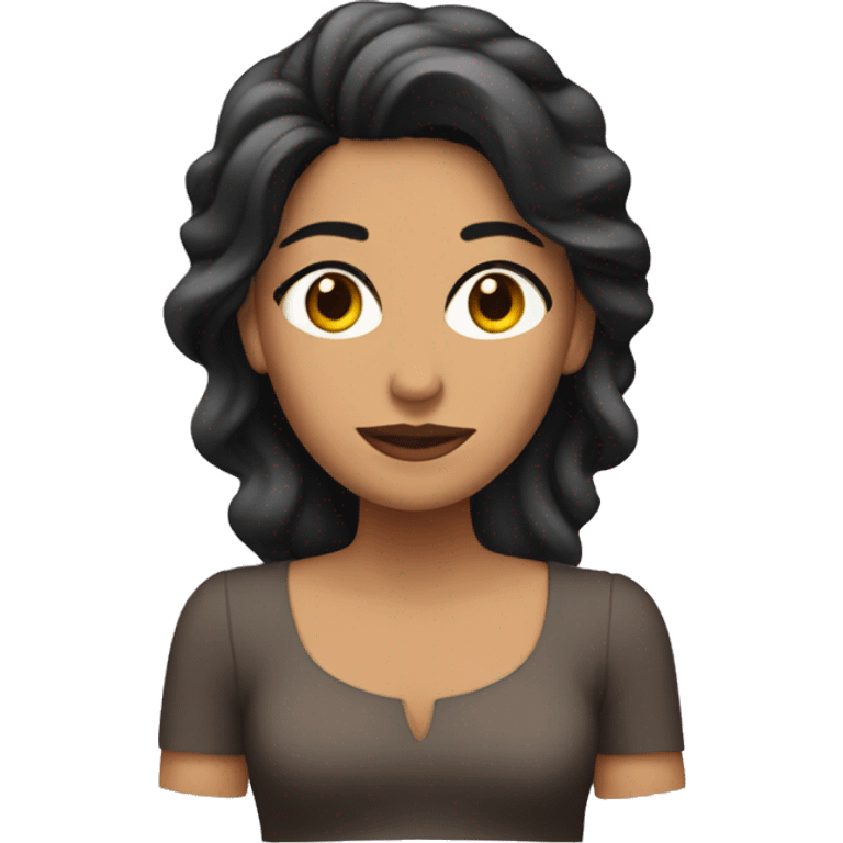 Mujer morena emoji