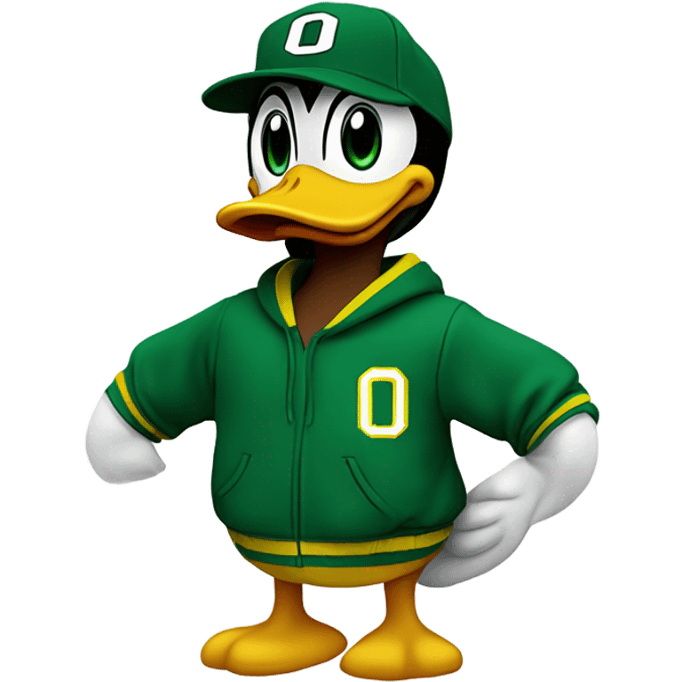 donald duck wearing UO merch emoji