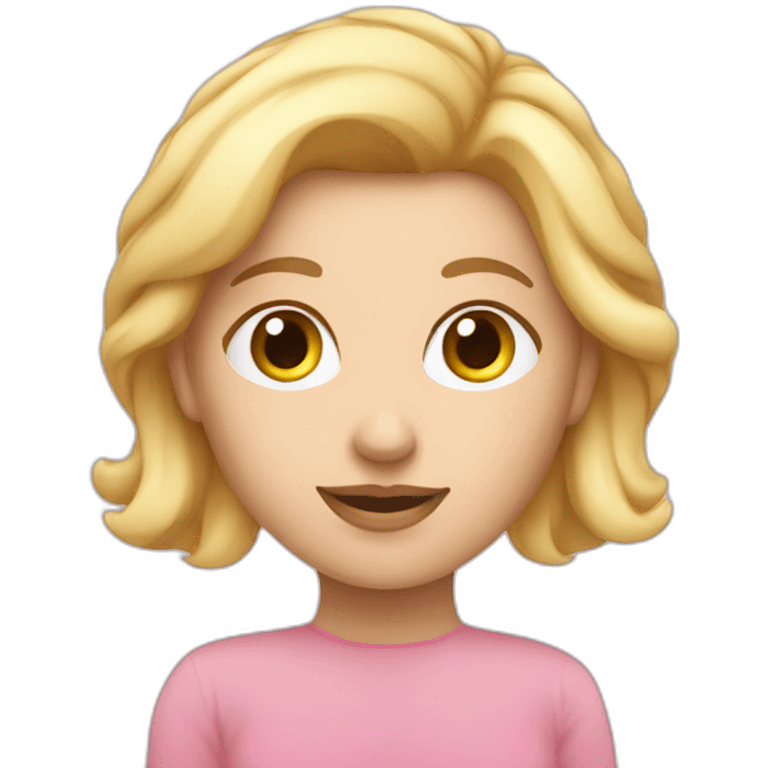 soft-fit-caucasian-woman-pink-bed emoji