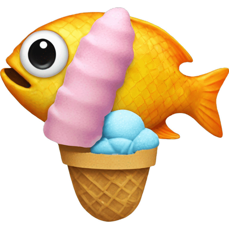 fish&icecream emoji