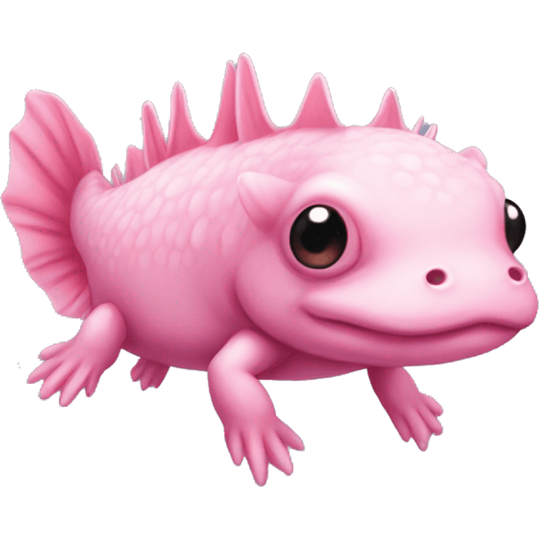 pink axolotl emoji