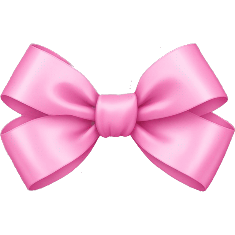 Pink ribbon bow  emoji