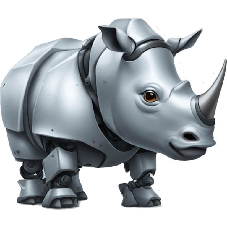 Robot Rhino emoji