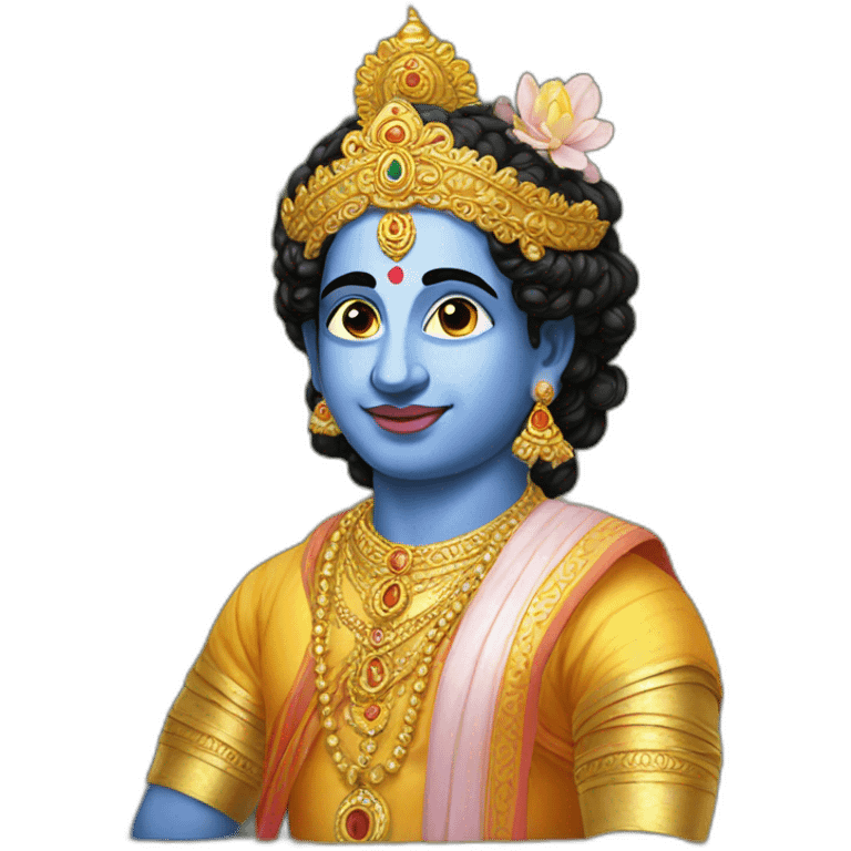 supreme krishna emoji