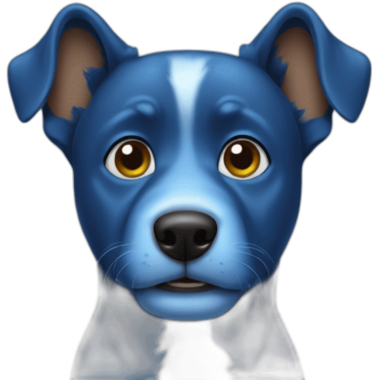 blue dog emoji