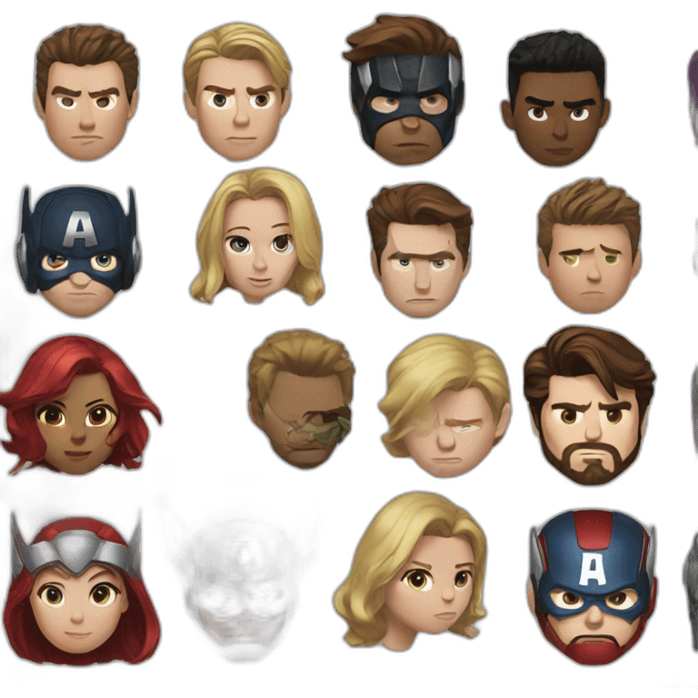 the avengers emoji